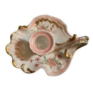 JPL  Jean Pouyat Limoges France Chamberstick Candleholder